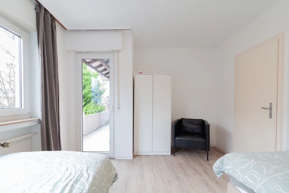 Ludwigsburg, Monteurapartment Ludwigsburg | Balkon, Ansicht 4