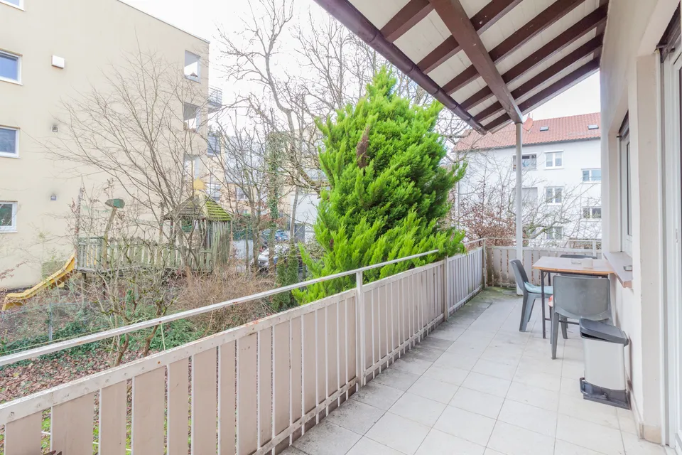 Ludwigsburg, Monteurapartment Ludwigsburg | Balkon, Ansicht 12