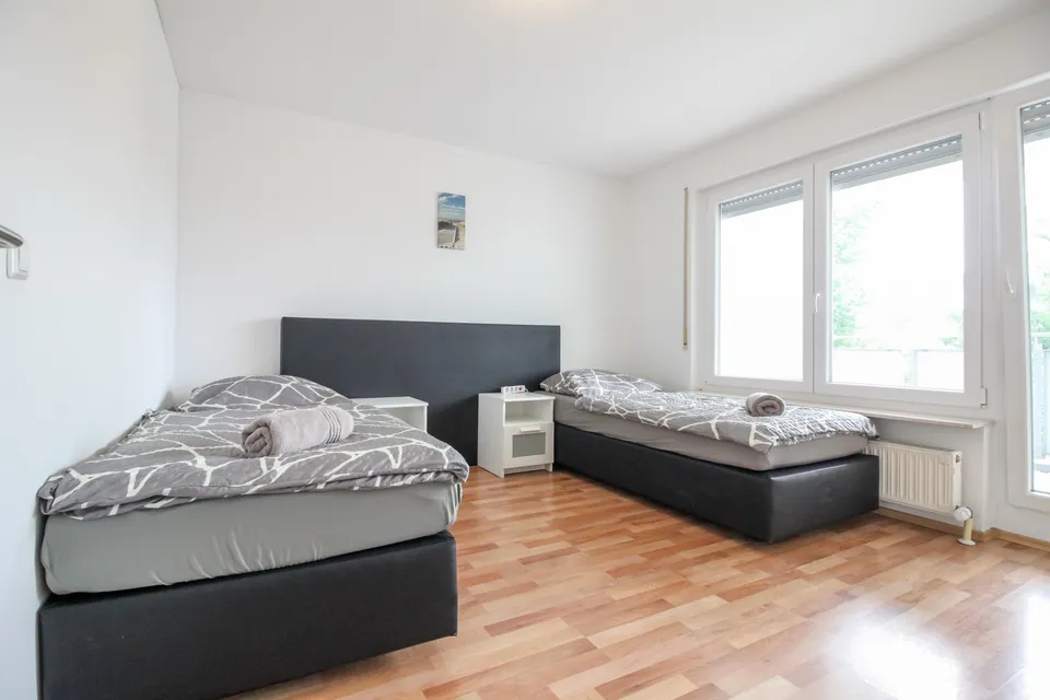 Neckarsulm, Monteurapartment Neckarsulm | Audi & Balkon